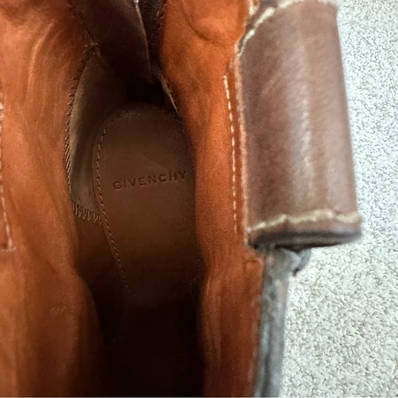 Givenchy Leather Open Toe Heeled Ankle Booties - Picture 8 of 11